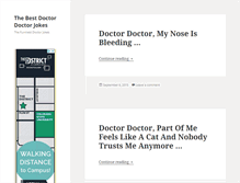 Tablet Screenshot of doctordoctorjokes.com